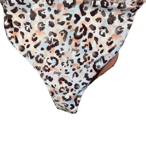 AQUA BENDITA Becca Pavana Leopard Print One Piece Swim Suit - Picture 6 of 10